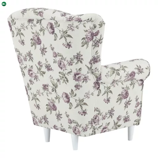 Füles fotel, szövet rose 18, CHARLOT