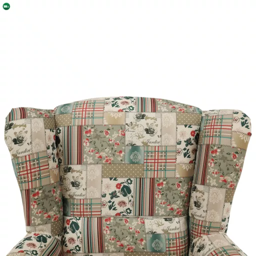 Füles fotel, szövet patchwork viorica 1, CHARLOT