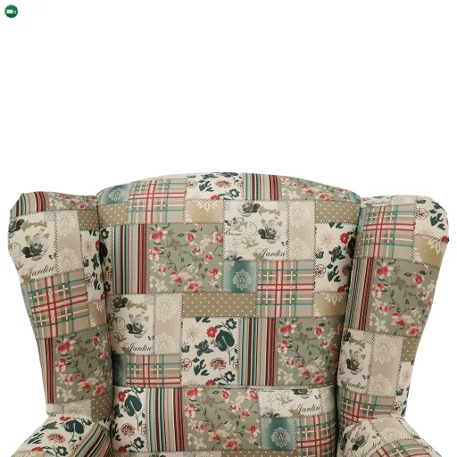 Füles fotel, szövet patchwork viorica 1, CHARLOT