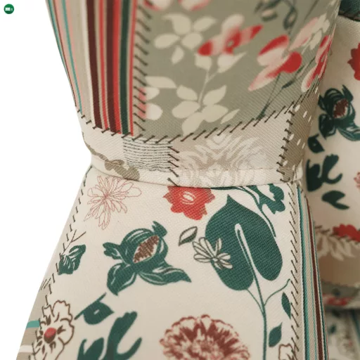 Füles fotel, szövet patchwork viorica 1, CHARLOT