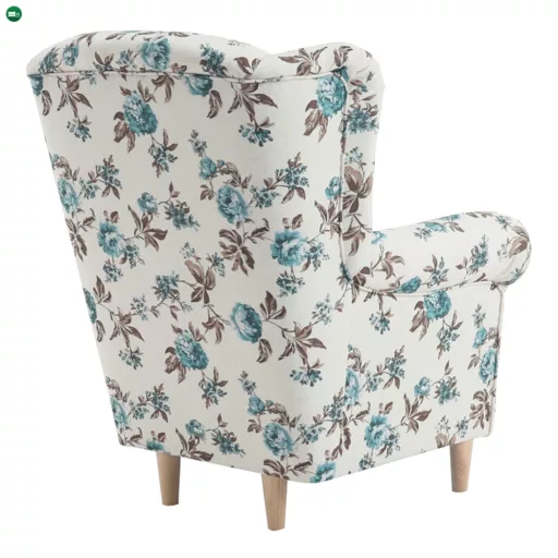 Füles fotel, szövet rose 14, CHARLOT