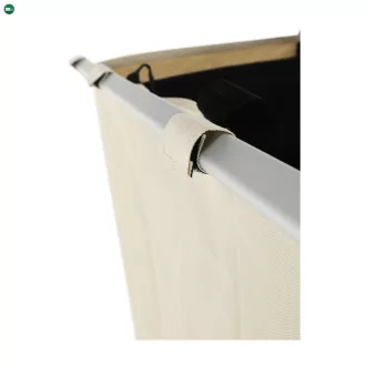 szövet szennyestartó kosár, szürke-bézs, LAUNDRY TYP 3
