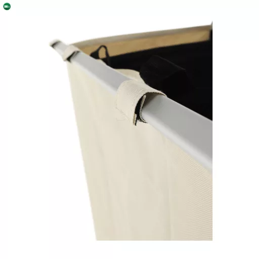 szövet szennyestartó kosár, szürke-bézs, LAUNDRY TYP 3