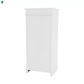 4-fiókos komód, fehér, BLANCO