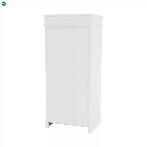 4-fiókos komód, fehér, BLANCO