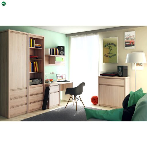 Akasztós szekrény, DTD laminált, tölgy sonoma, NORTY