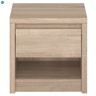 Éjjeliszekrény, DTD laminált, tölgy sonoma, NORTY