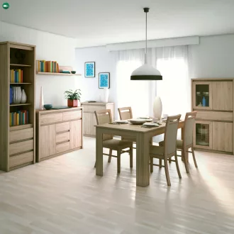 Polc, DTD laminált, tölgy sonoma, NORTY TYP20