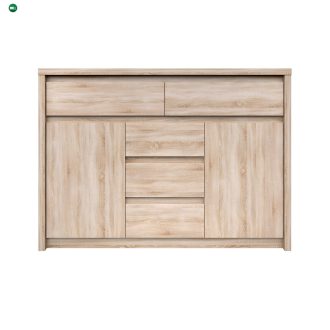 Komód, DTD laminált, tölgy sonoma, NORTY TYP 10