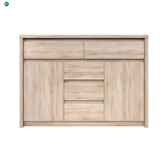 Komód, DTD laminált, tölgy sonoma, NORTY TYP 10