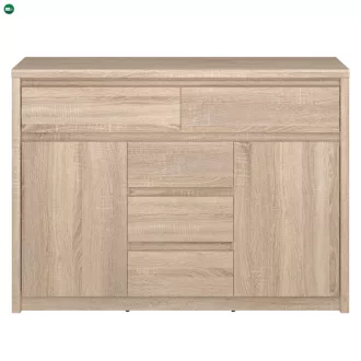 Komód, DTD laminált, tölgy sonoma, NORTY TYP 10