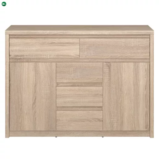 Komód, DTD laminált, tölgy sonoma, NORTY TYP 10