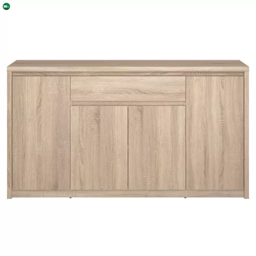 Komód, DTD laminált, tölgy sonoma, NORTY TYP 11