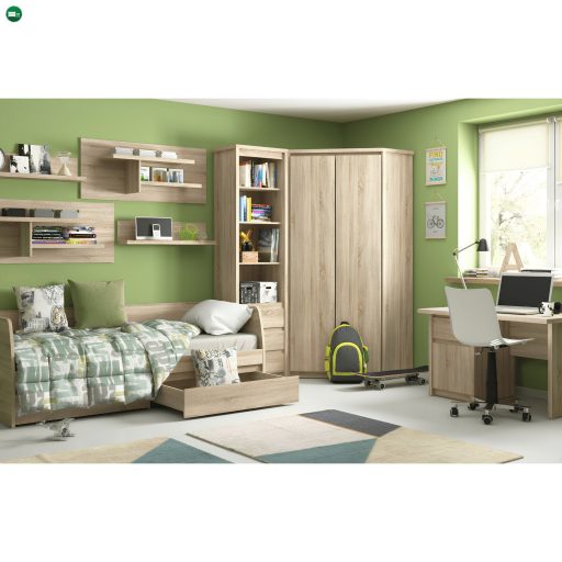 Pc asztal, DTD laminált, tölgy sonoma, NORTY