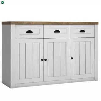   Komód, DTD laminált, sosna Andersen/tölgy lefkas, PROVANCE K3SP