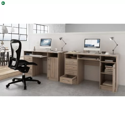 PC asztal, tölgy sonoma, B9 NEW
