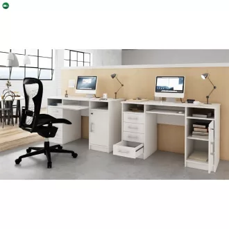 PC asztal, fehér, B9 NEW