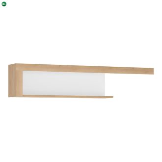   Polc LYOP03, tölgy riviera/fehér extra magasfényű, LEONARDO