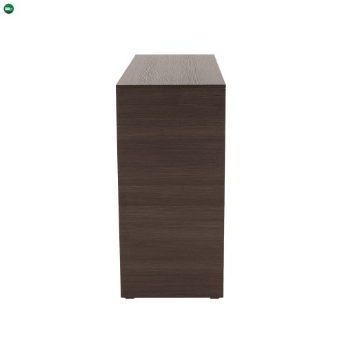 Komód, DTD/MDF, tölgy világos/tölgy sötét, KORINA