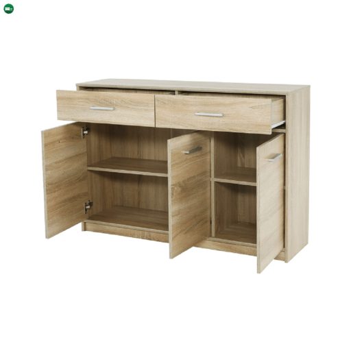 Komód 3D2S, sonoma tölgyfa, TEYO