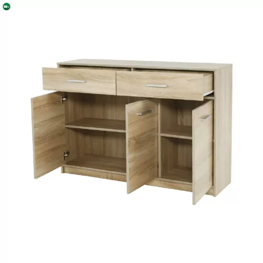 Komód 3D2S, sonoma tölgyfa, TEYO