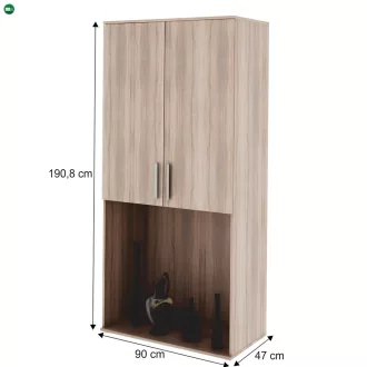 TV szekrény, DTD laminált, tölgy sonoma, DUNAJ TYP5