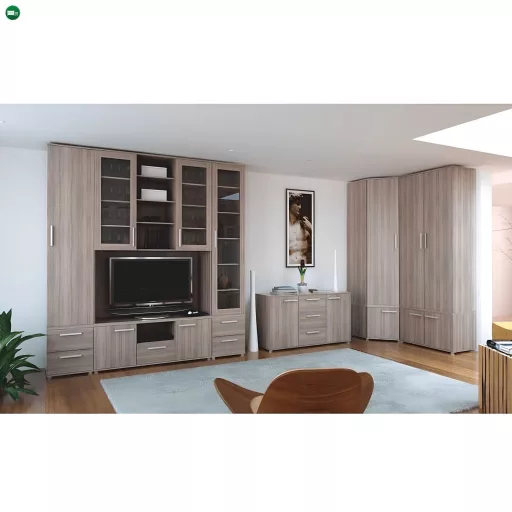 TV szekrény, DTD laminált, tölgy sonoma, DUNAJ TYP5