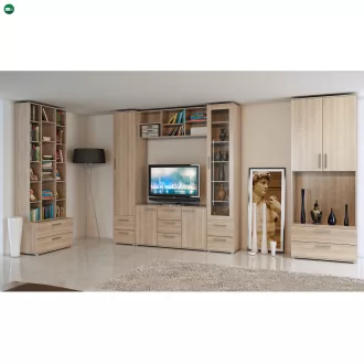 Komód, DTD laminált, tölgy sonoma, DUNAJ TYP11