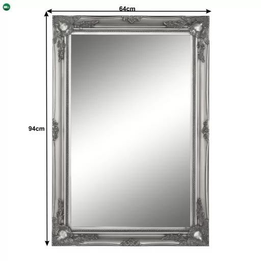 Tükör, ezüst keret, MALKIA TYP 7