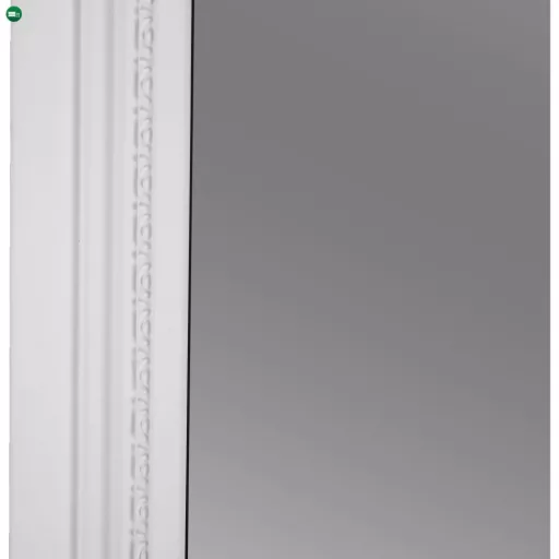 Tükör, fehér fa keret, MALKIA 8