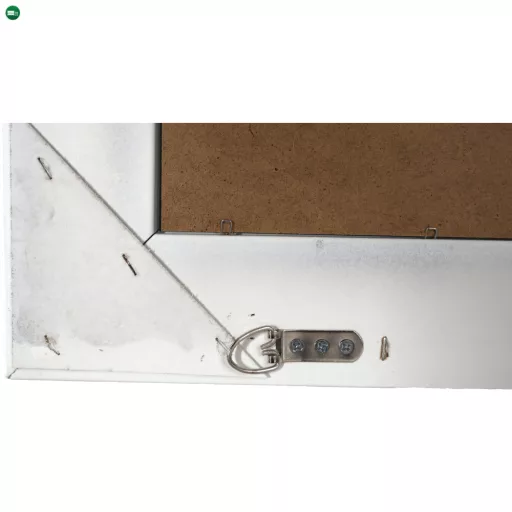 Tükör, fehér fa keret, MALKIA 8