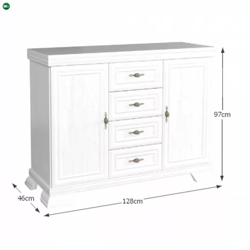 Komód KK3, sosna andersen, KORA