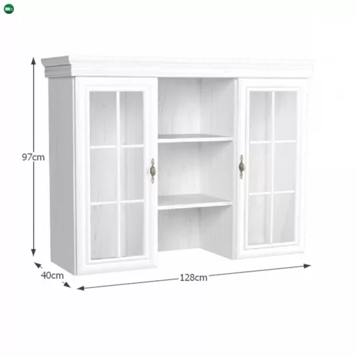 vitrines faliszekrény, sosna andersen, KORA KN4