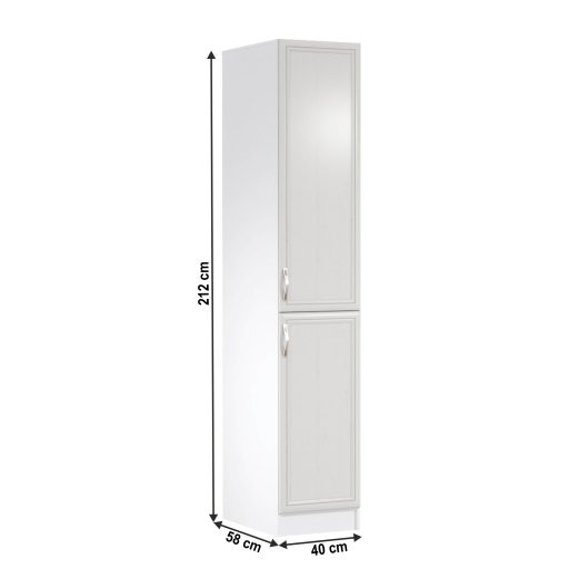 Élelmiszer szekrény D40SP, fehér/sosna Andersen, jobb, SICILIA