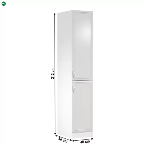 Élelmiszer szekrény D40SP, fehér/sosna Andersen, jobb, SICILIA