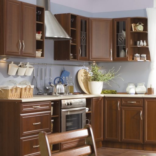 Hűtő beépítő szekrény D60ZL, jobbos, dió Milano, SICILIA