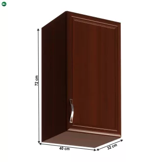 Felsőszekrény G40, jobbos, dió Milano, SICILIA