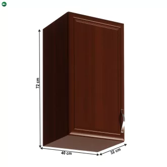 Felsőszekrény G40, balos, dió Milano, SICILIA