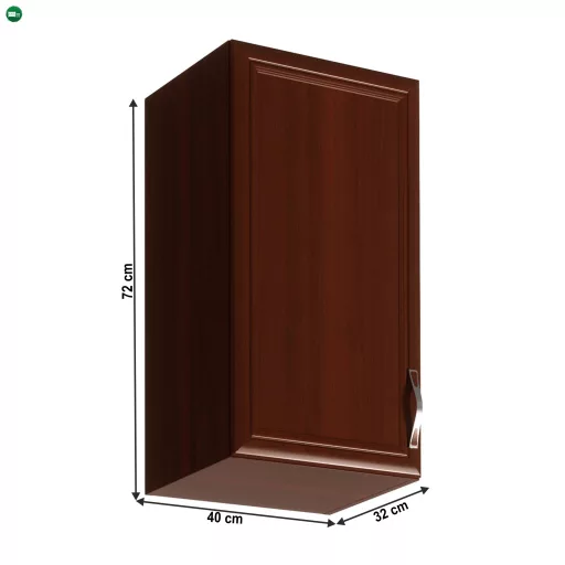 Felsőszekrény G40, balos, dió Milano, SICILIA