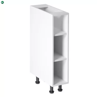 alsószekrény két polccal D20P, fehér, PROVANCE