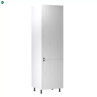   alsószekrény a beépíthető hűtő számára D60ZL, jobbos, fehér/sosna Andersen, PROVANCE