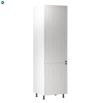  Szekrény a beépíthető hűtő számára D60ZL, balos, fehér/sosna Andersen, PROVANCE