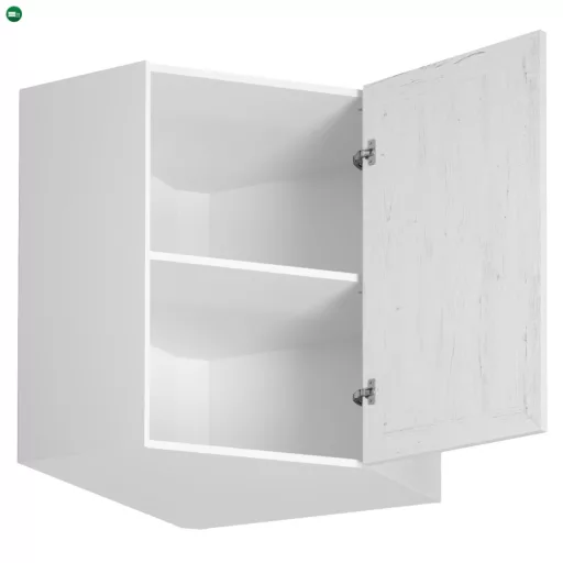 Felső sarokszekrény G60N, fehér/sosna andersen, jobb, PROVANCE