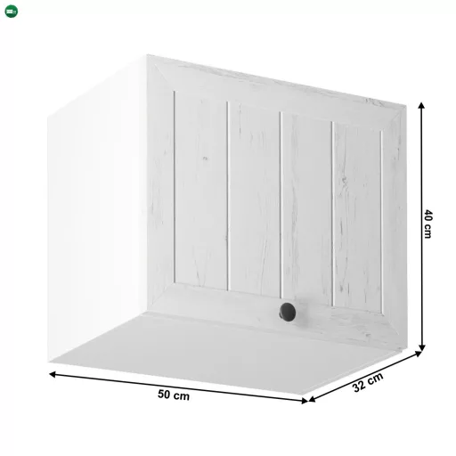 Felsőszekrény G50K, fehér/sosna andersen, PROVANCE