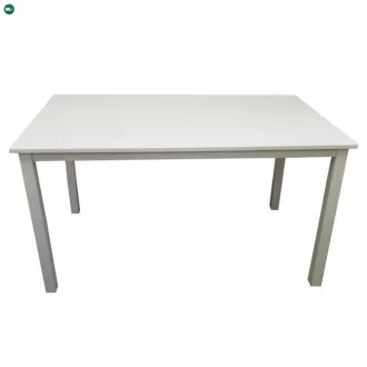 Étkezőasztal, fehér, 135x80 cm, ASTRO NEW