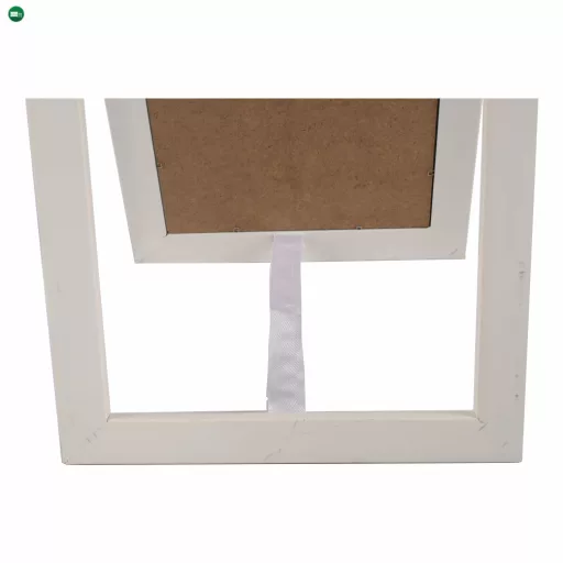 Tükör, krém színű fa keret, MALKIA tip 12