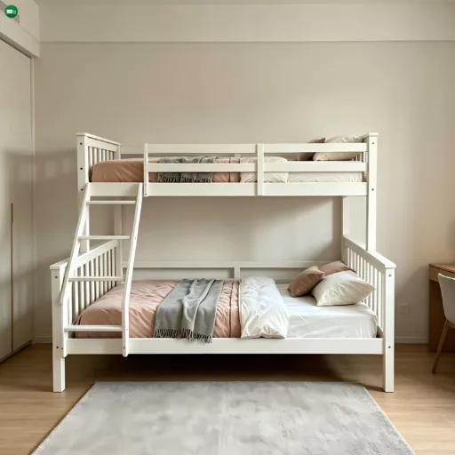 Emeletes, kinyitható ágy , fehér, BAGIRA