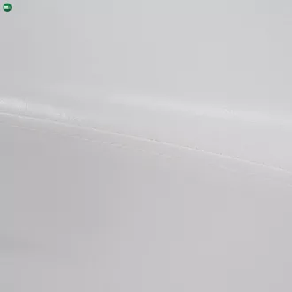 Puff, fehér textilbőr, NIKI NEW