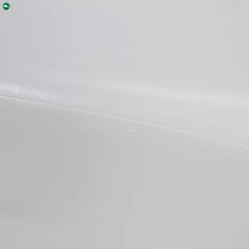 Puff, fehér textilbőr, NIKI NEW