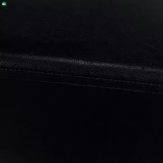 Puff, fekete textilbőr, NIKI NEW